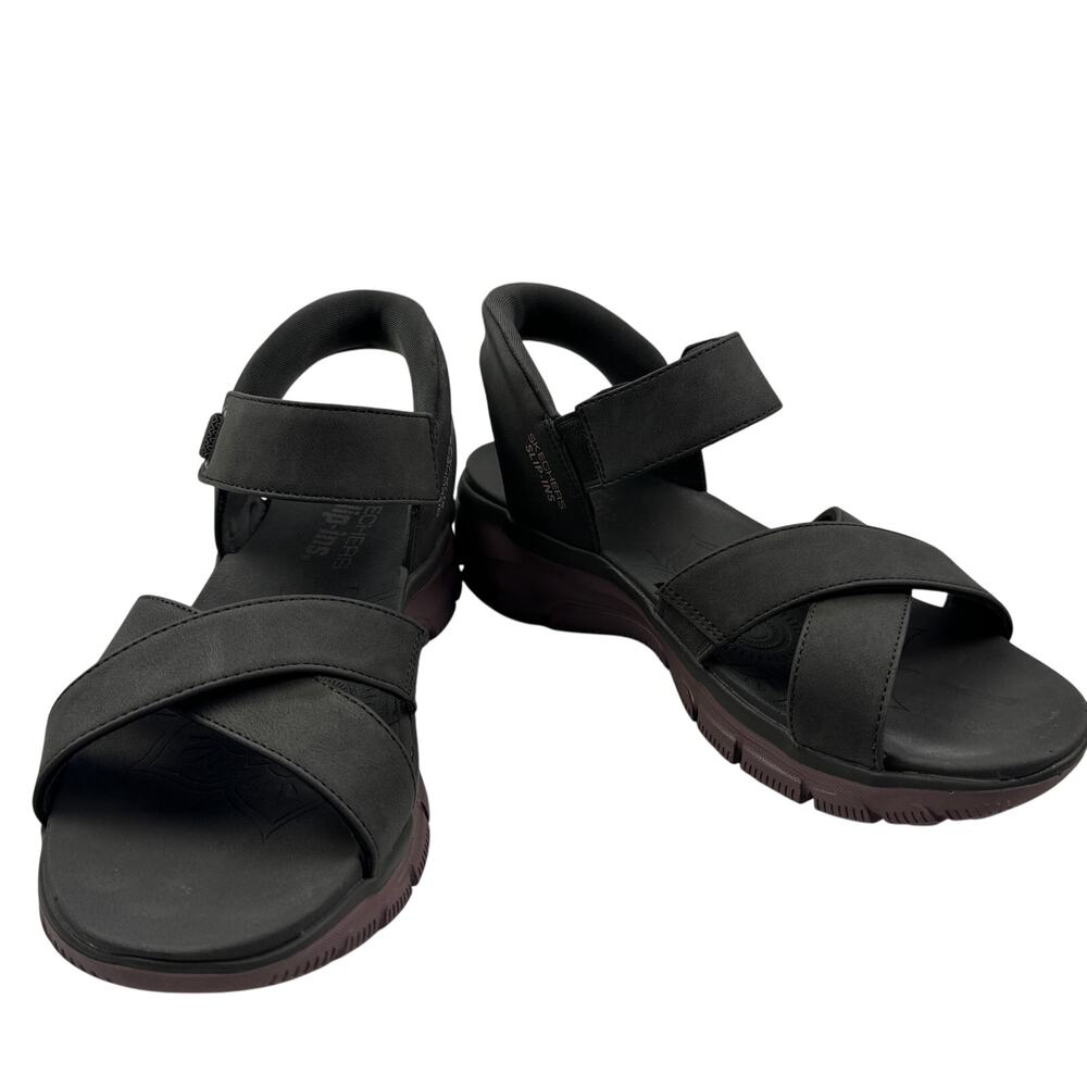 Skechers SlipIns Relaxed Easy Going Somewhere Sunny Comfort Sandals Women's 8.5